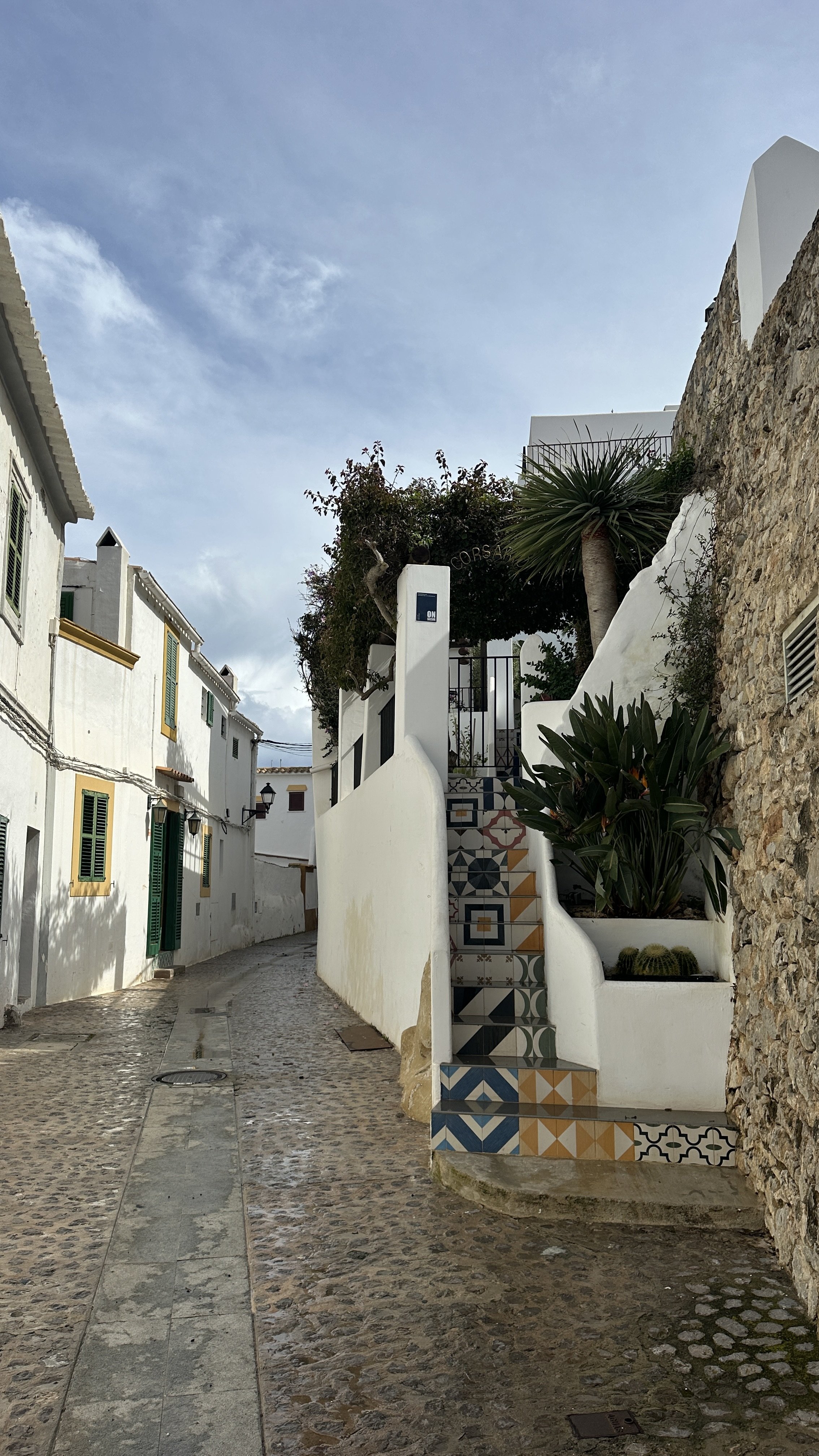 Ibiza street and architecture